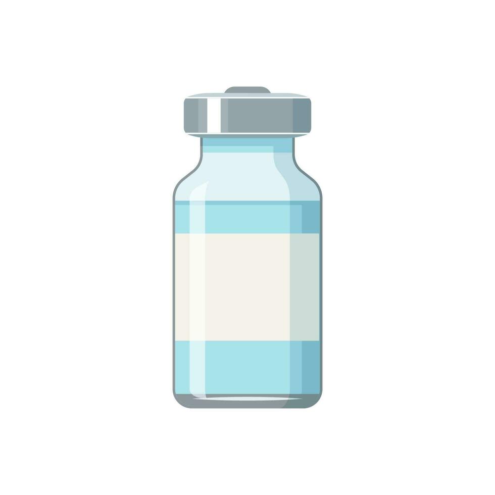 transparente vidro ampola para vacina injeções vetor