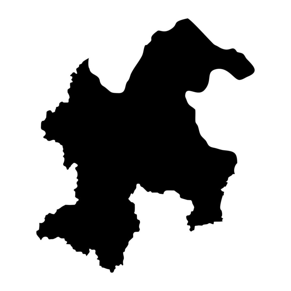 bor distrito mapa, administrativo distrito do Sérvia. vetor ilustração.