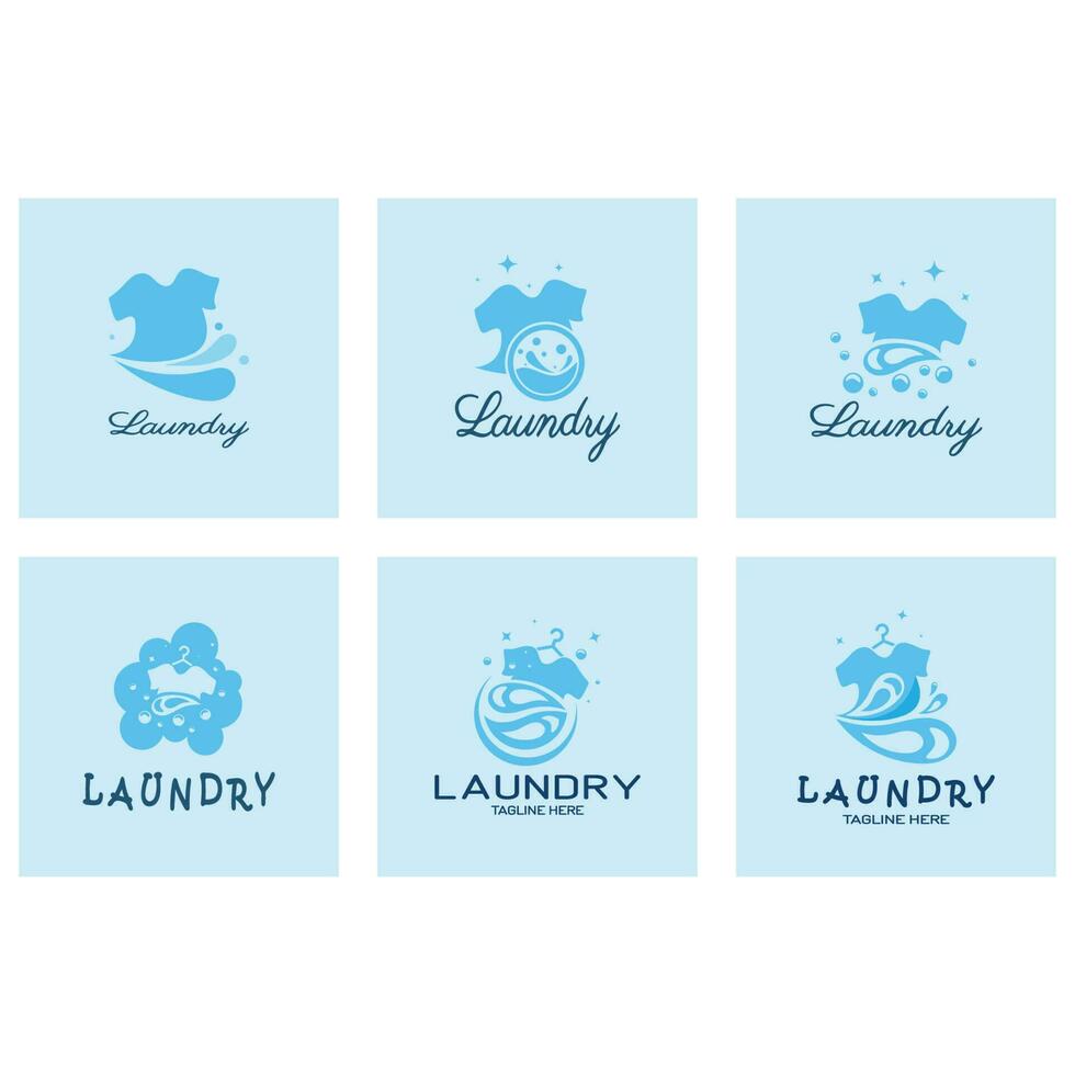 simples criativo lavanderia logotipo, com a conceito do uma roupas ou roupas lavando máquina, espuma. água gotas, logotipo para lavando, roupas desinfetante, distintivo, companhia vetor