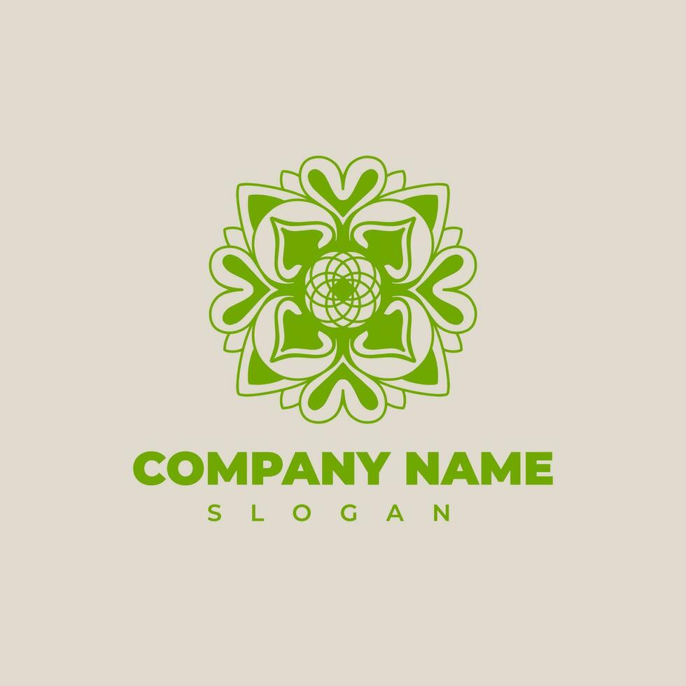 vetor orgânico tendendo flor logotipo. moderno companhia logotipo modelo para seu negócios.
