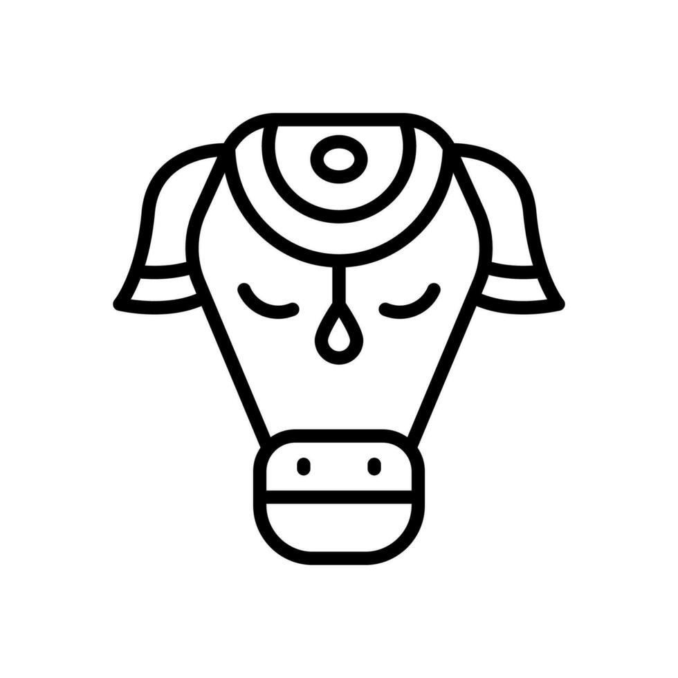 vaca ícone para seu local na rede Internet, móvel, apresentação, e logotipo Projeto. vetor