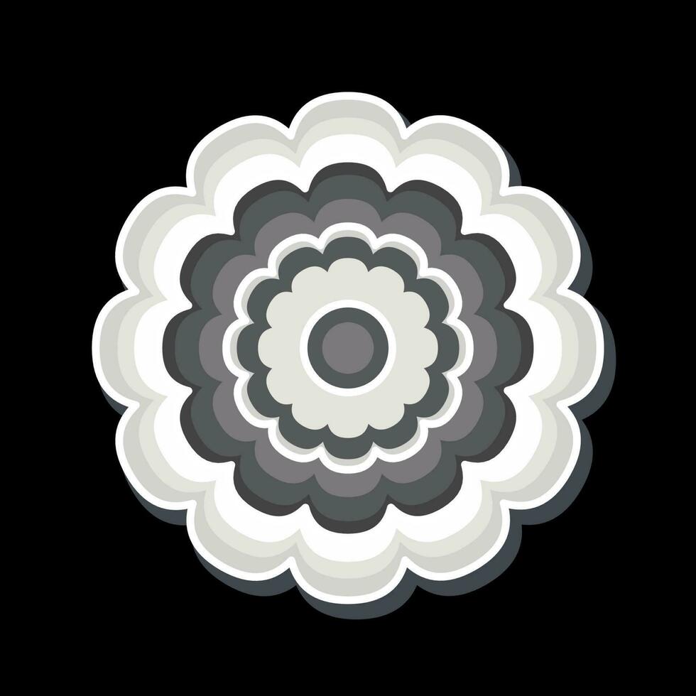 ícone calêndula. relacionado para flores símbolo. lustroso estilo. simples Projeto editável. simples ilustração vetor