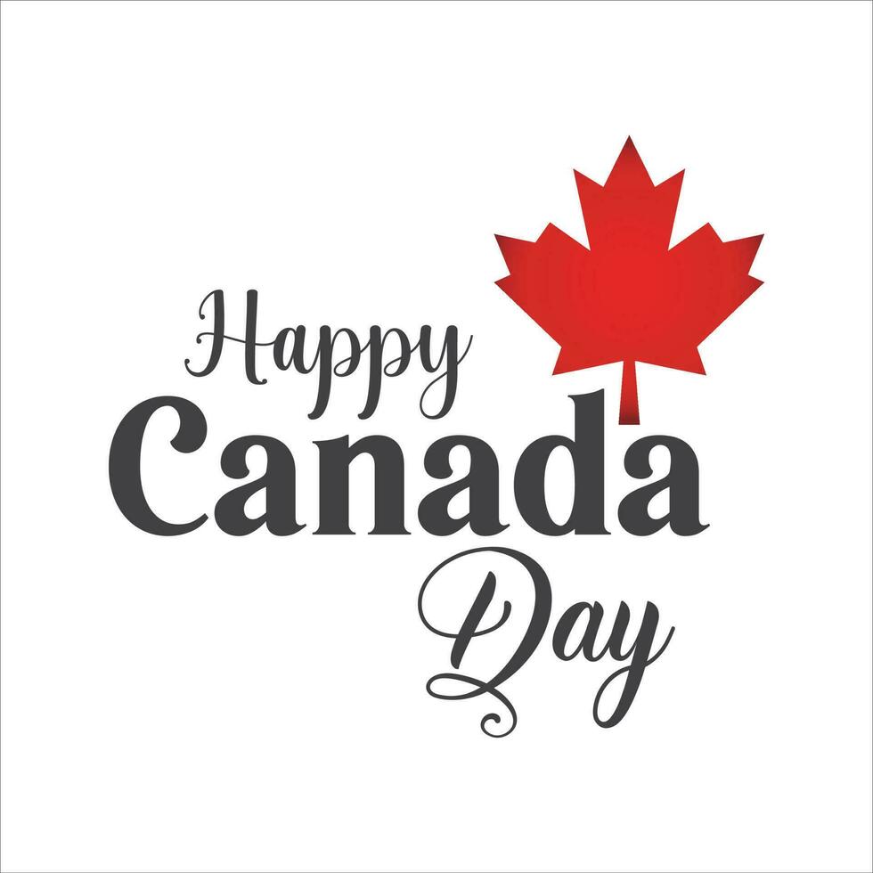 feliz Canadá dia ícone vetor ilustração símbolo