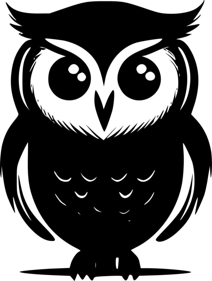 coruja - Alto qualidade vetor logotipo - vetor ilustração ideal para camiseta gráfico