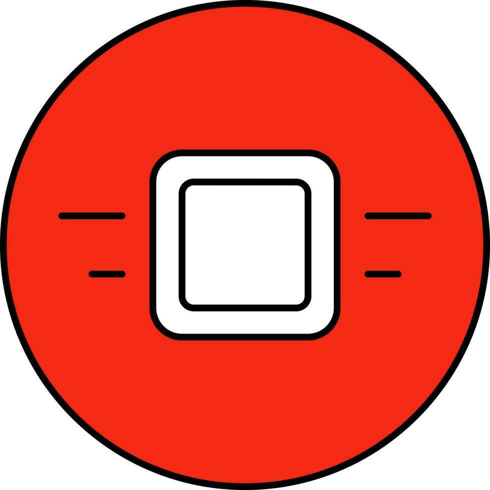 vermelho e branco qing ming moeda ícone ou símbolo. vetor