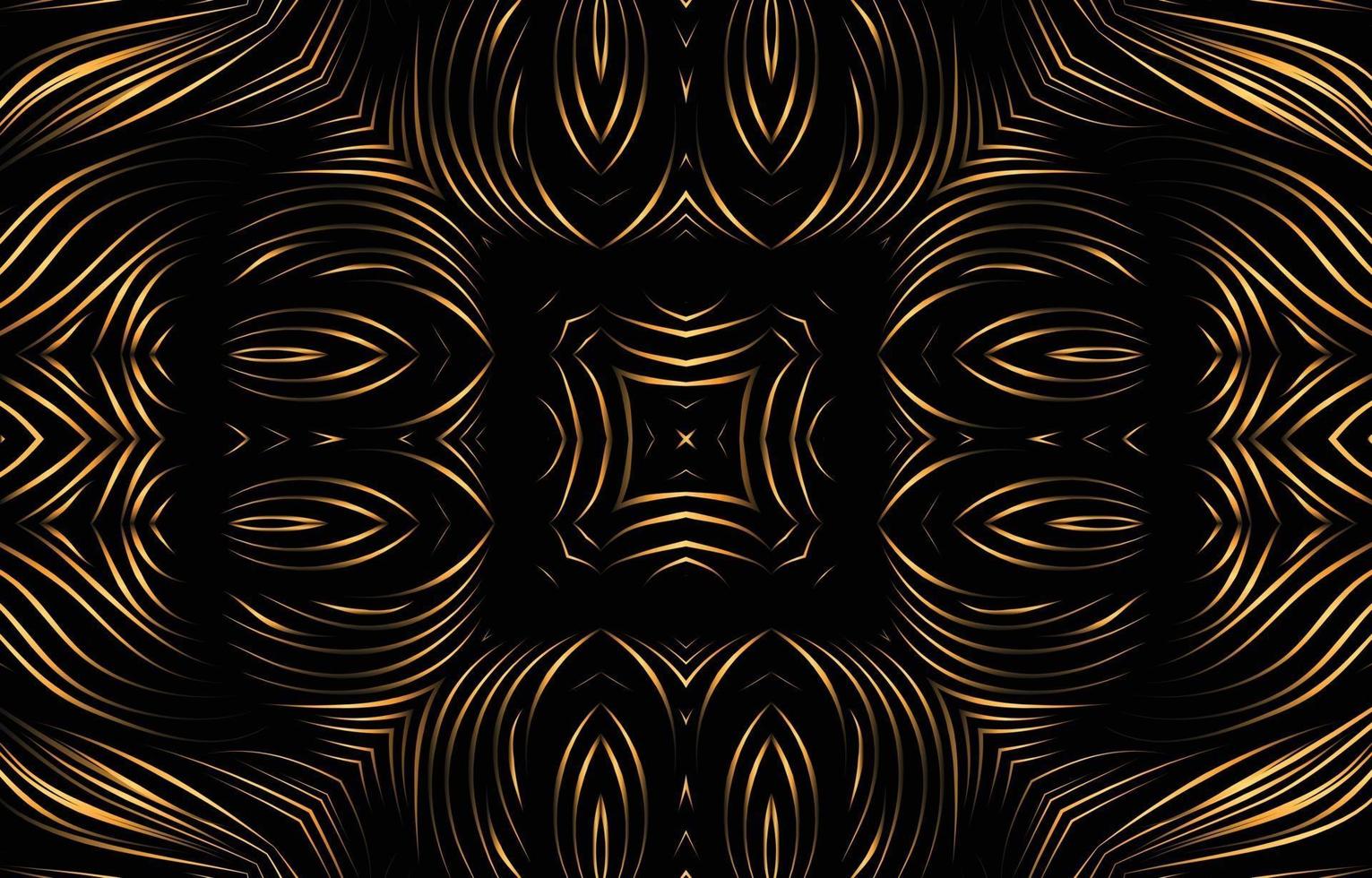 fundo dourado com estilo abstrato vetor