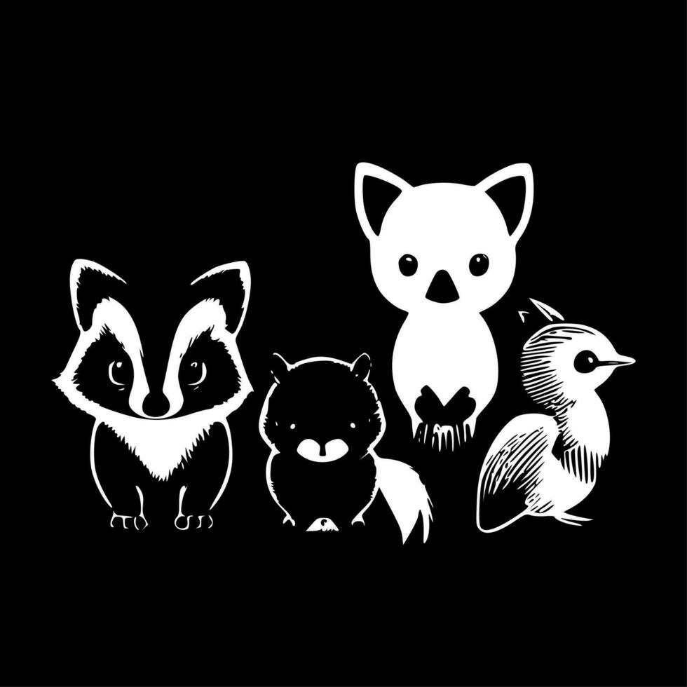 bebê animais - Alto qualidade vetor logotipo - vetor ilustração ideal para camiseta gráfico