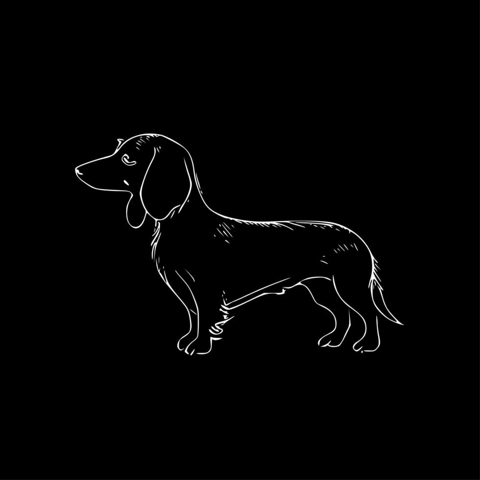 dachshund - Alto qualidade vetor logotipo - vetor ilustração ideal para camiseta gráfico