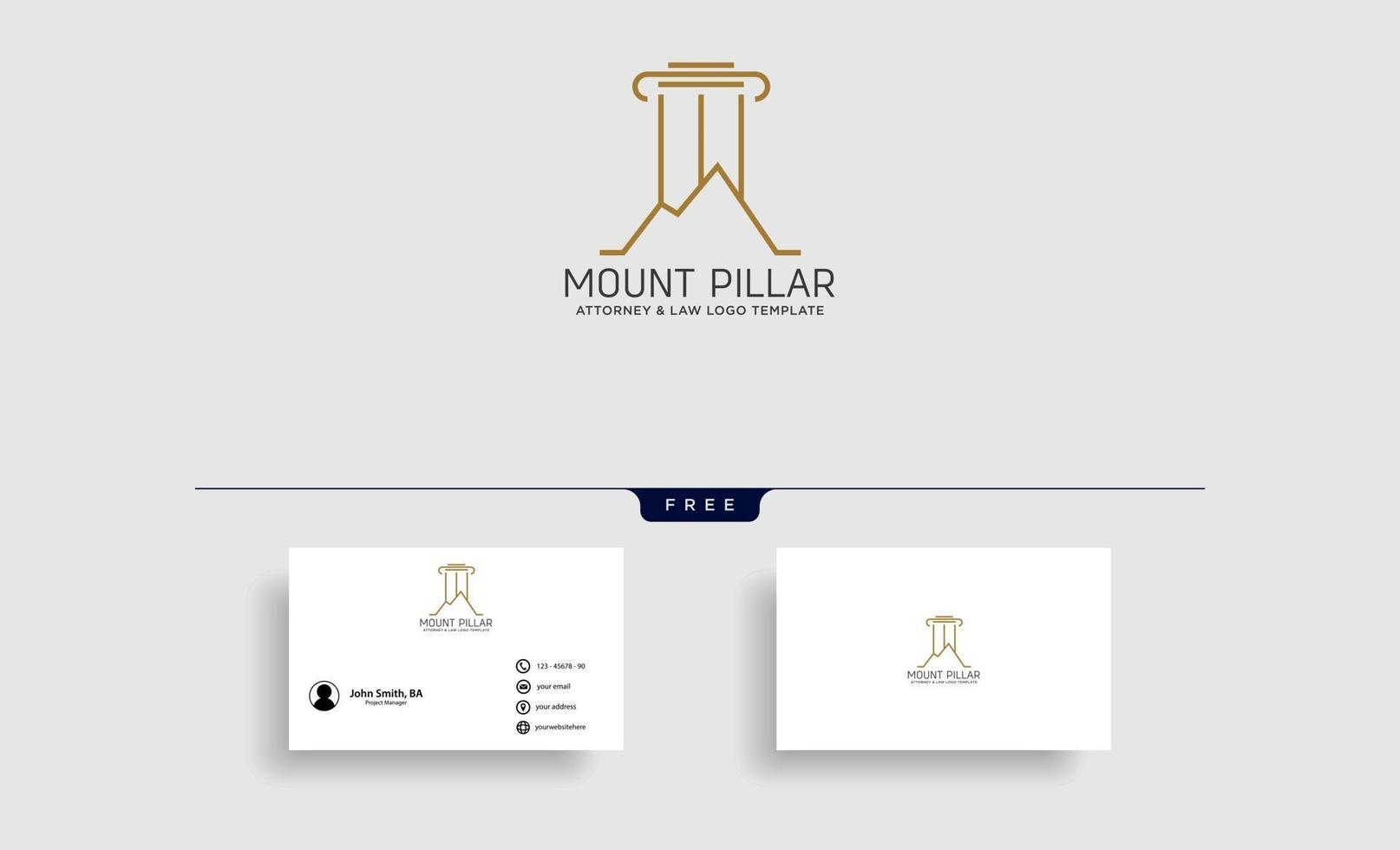 elegante advogado logotipo linha design modelo ilustração vetorial vetor