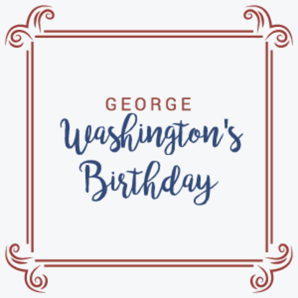 ilustração em vetor de um plano de fundo para o aniversário de George Washington