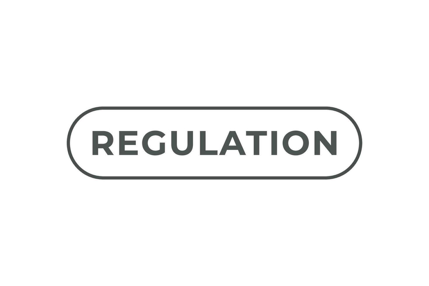 regulamento botão. discurso bolha, bandeira rótulo regulamento vetor