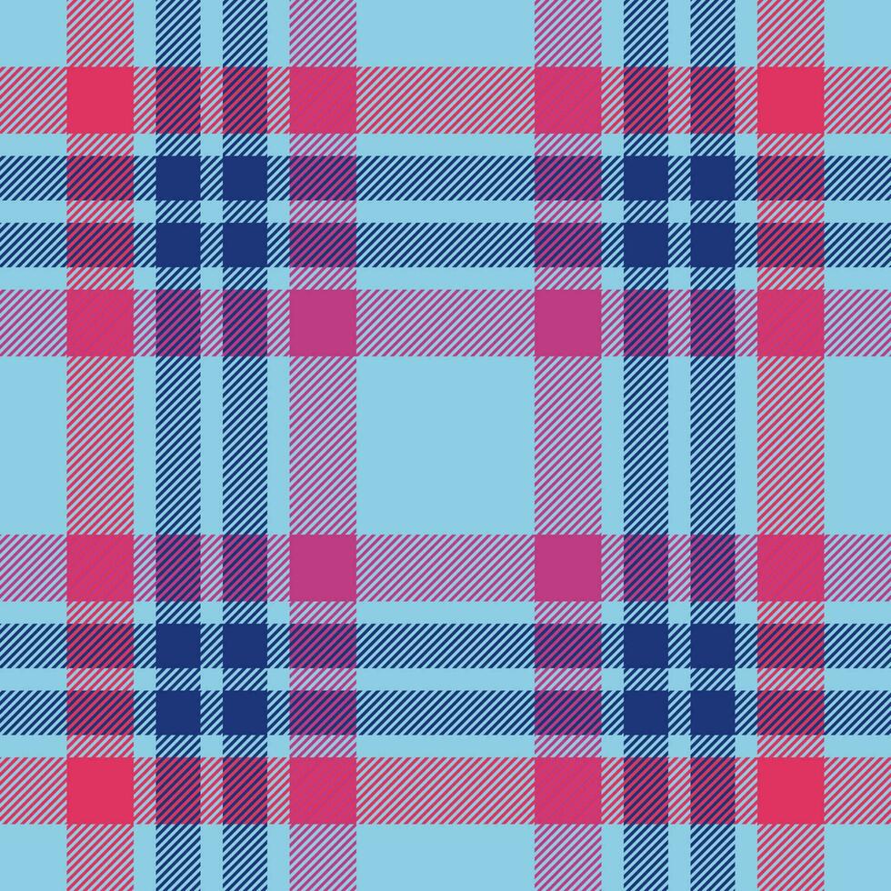 fundo têxtil xadrez do tecido desatado tartan com uma vetor padronizar Verifica textura.