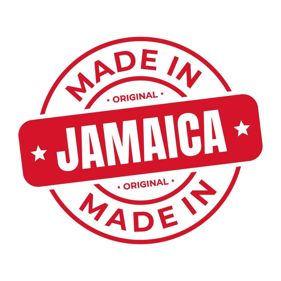 fez dentro Jamaica carimbo logotipo ícone símbolo Projeto. foca nacional original produtos distintivo. vetor ilustração