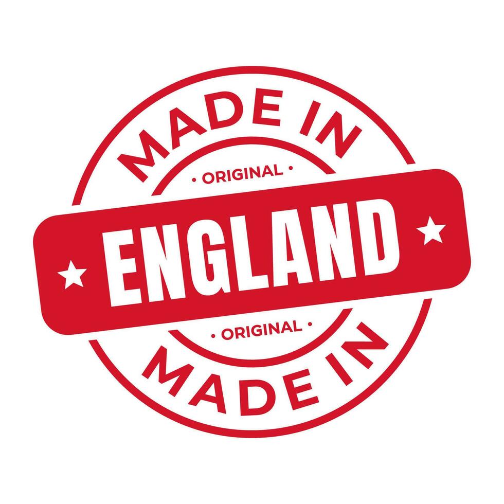 fez dentro Inglaterra carimbo logotipo ícone símbolo Projeto. foca nacional original produtos distintivo. vetor ilustração