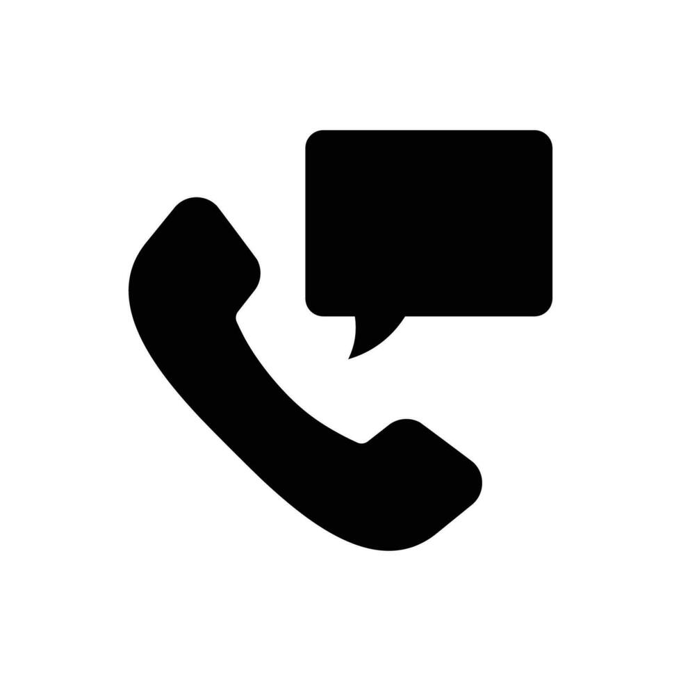 Telefone conversa ícone vetor