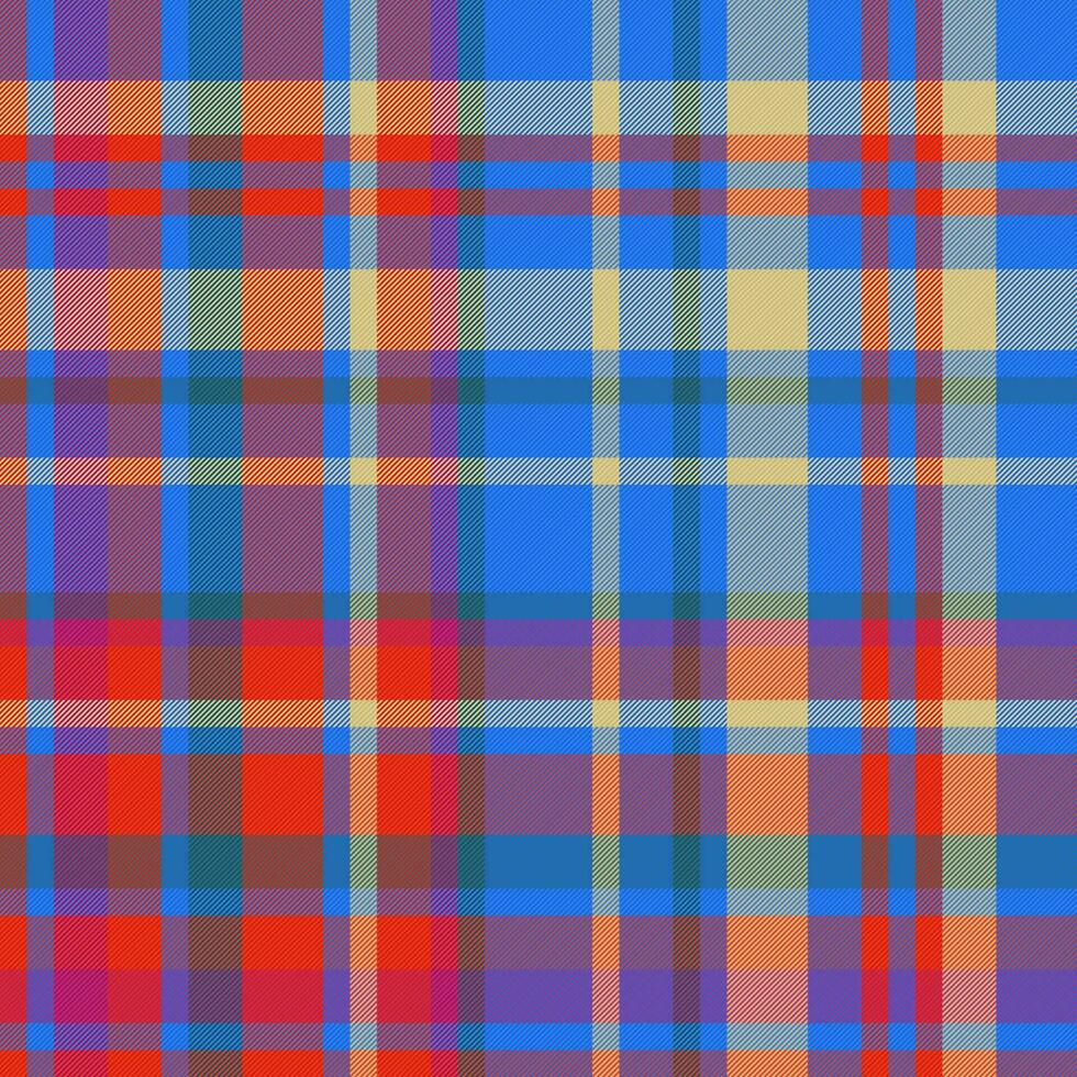 Verifica têxtil tartan do fundo desatado padronizar com uma vetor tecido textura xadrez.