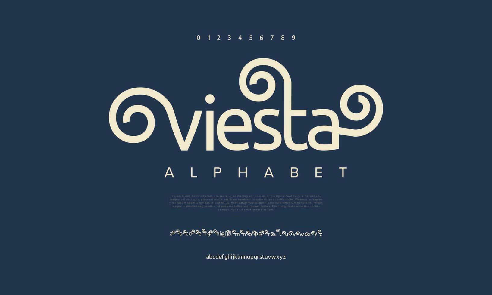 vista abstrato digital tecnologia logotipo Fonte alfabeto. mínimo moderno urbano fontes para logotipo, marca etc. tipografia tipo de letra maiúscula minúsculas e número. vetor ilustração