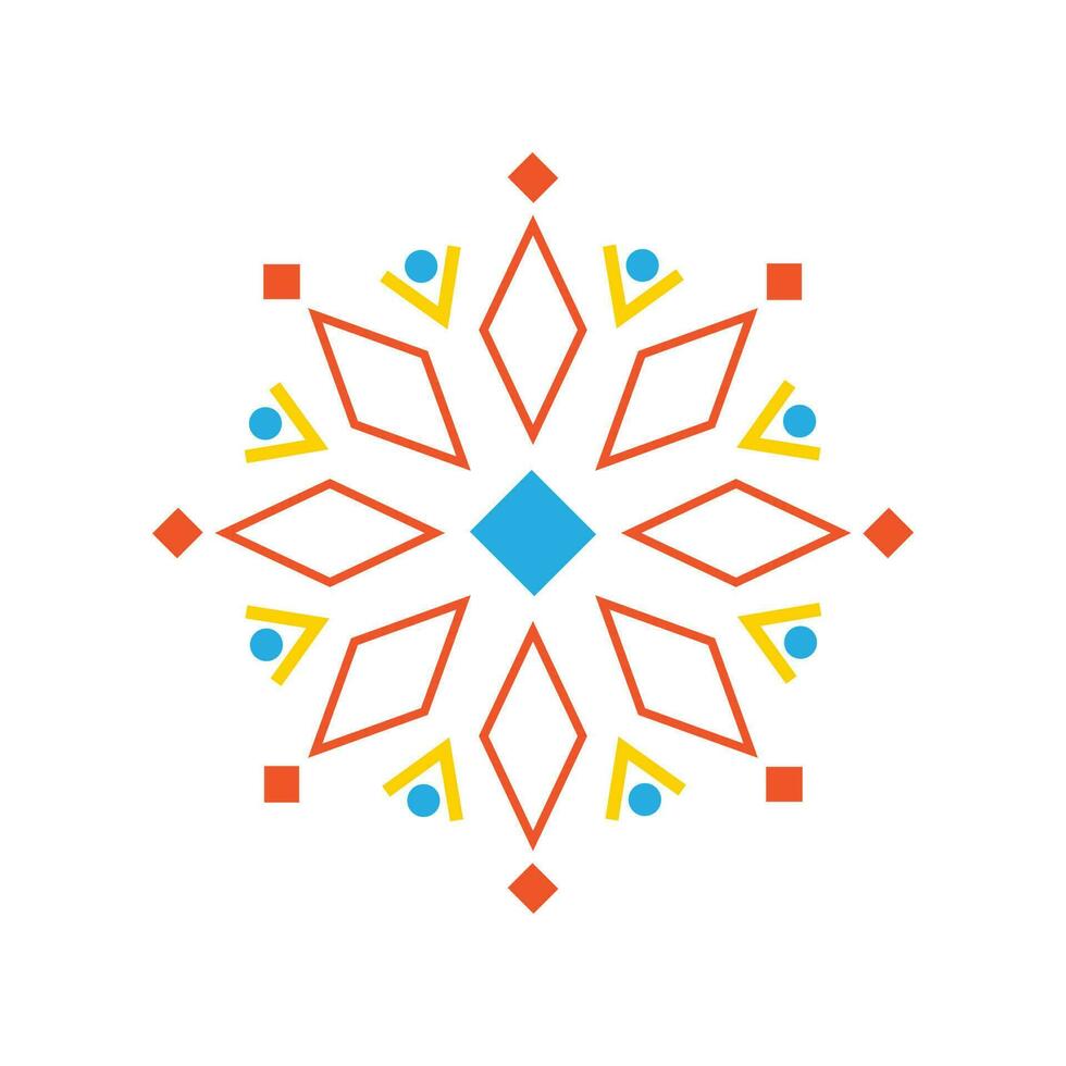 geométrico ornamento. ucraniano símbolos. vetor
