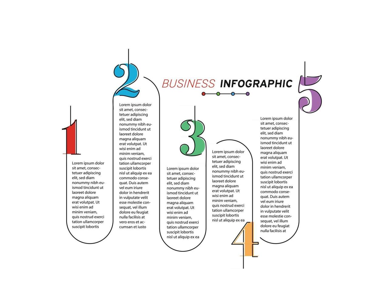 elementos de design de infográficos de negócios conjunto de infográficos em 3D vetor