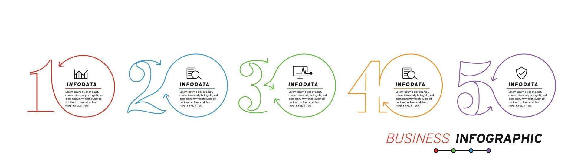 elementos de design de infográficos de negócios conjunto de infográficos em 3D vetor