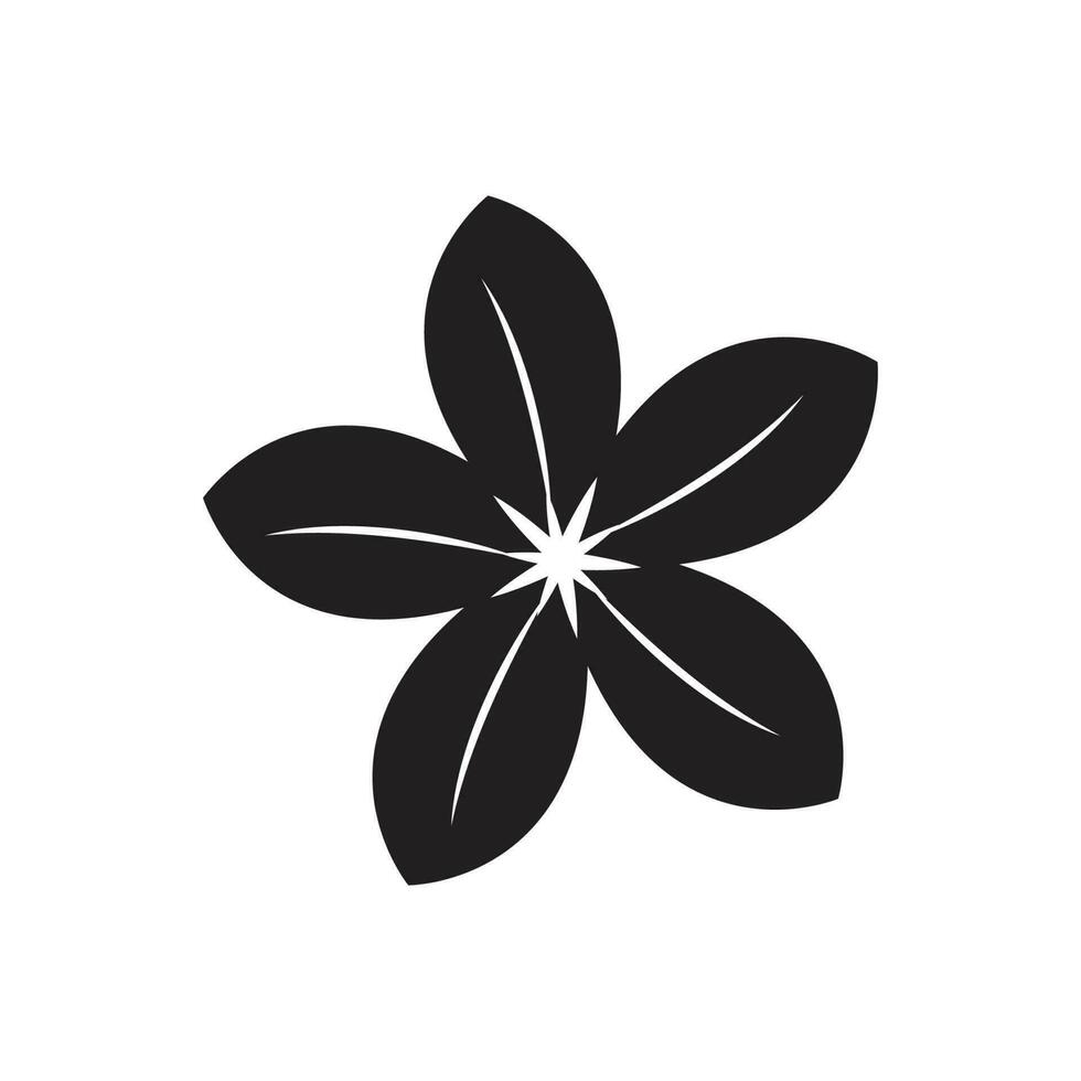 design de vetor de ilustração de logotipo de flor