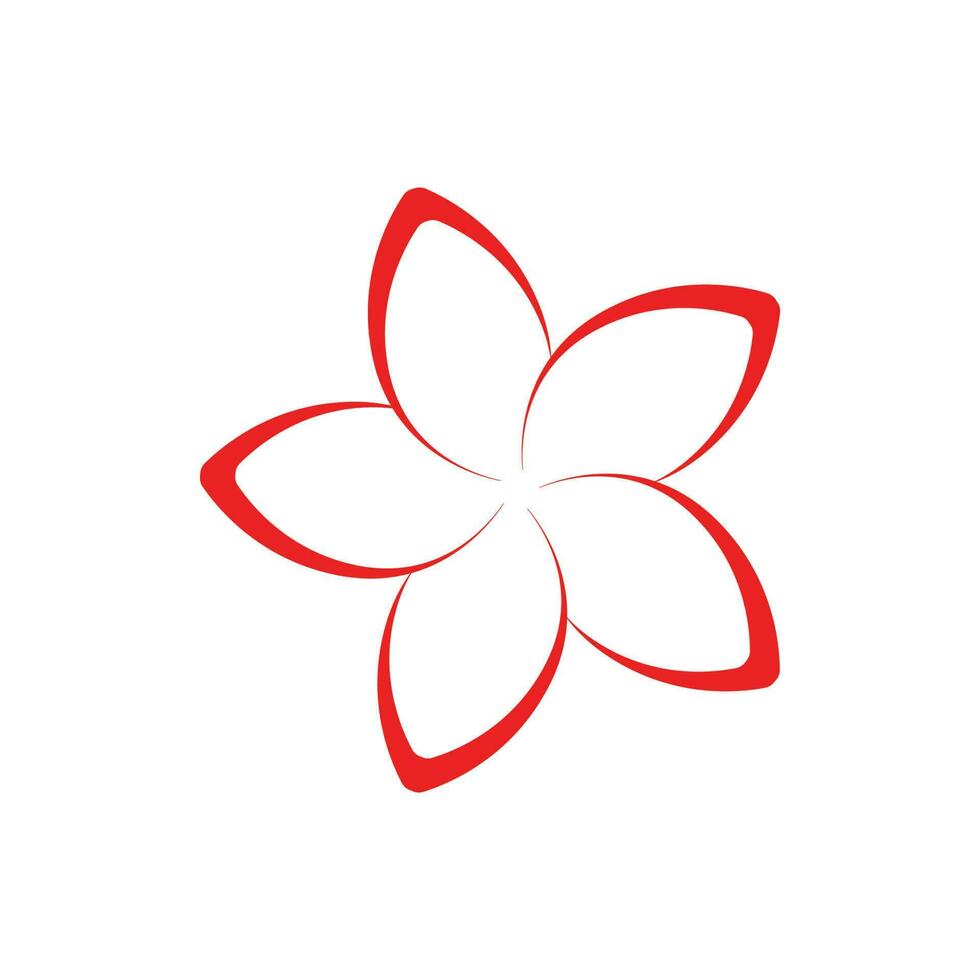 design de vetor de ilustração de logotipo de flor