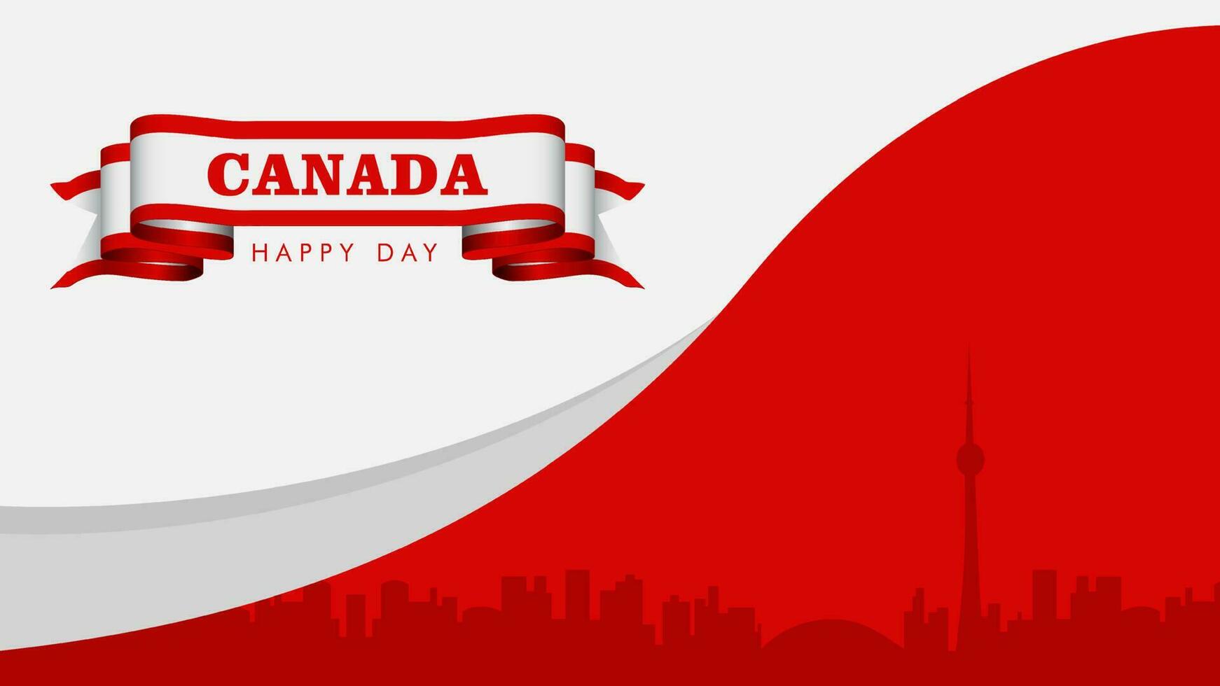 Canadá dia, Canadá país bandeira e símbolos nacional Canadá dia fundo fogos de artifício vetor