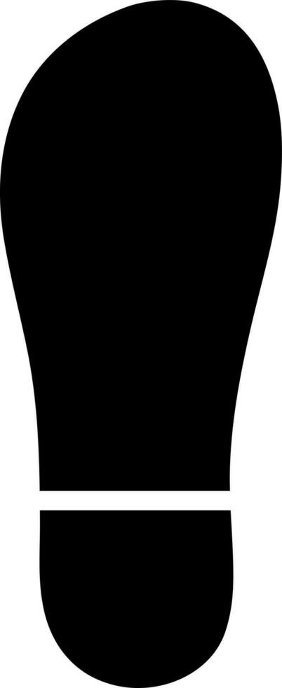 sapato pegada ícone ou símbolo vetor