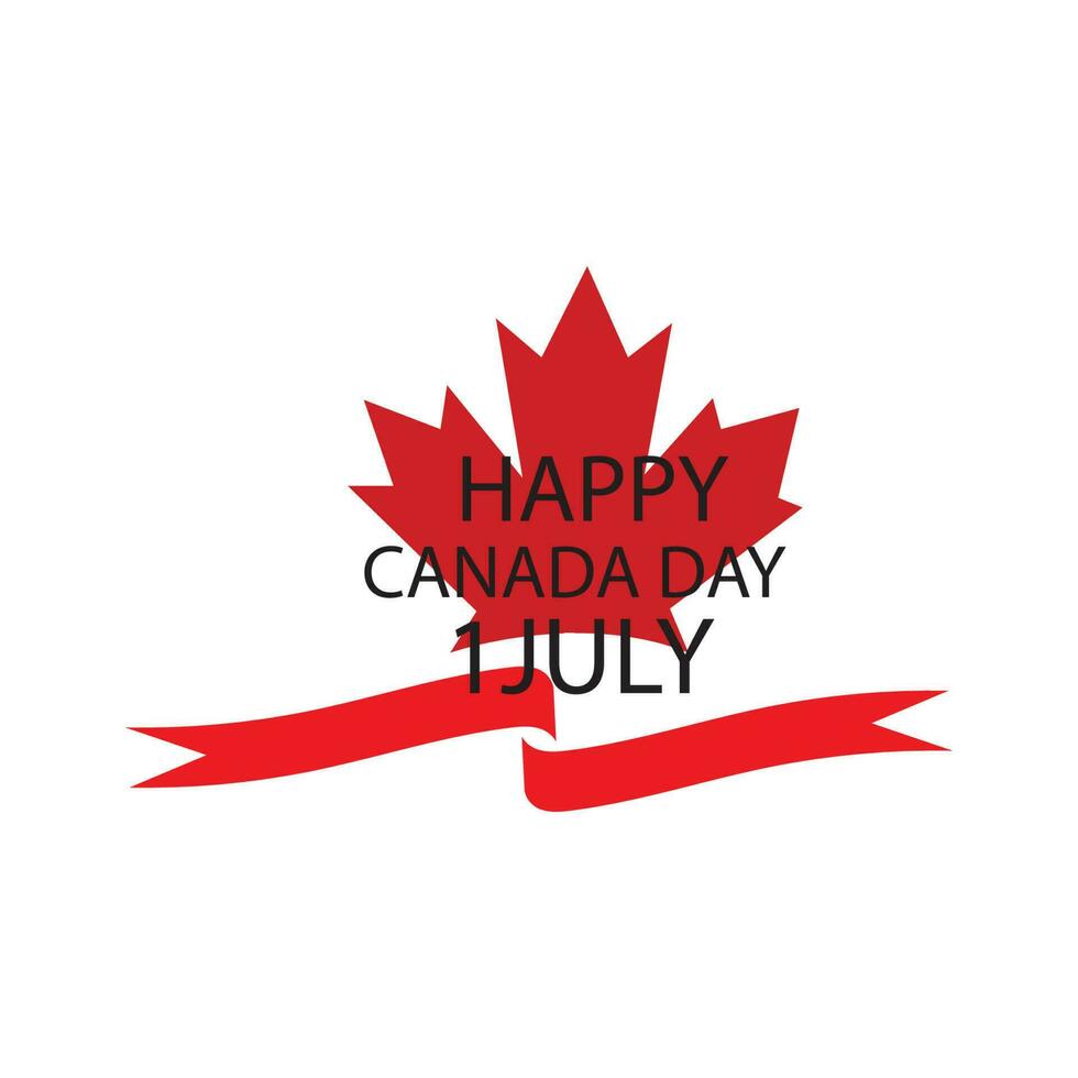 ilustração aniversário celebração Canadá dia dentro bordo folha bandeira fundo com viagem marcos arquitetura do Canadá dentro Toronto e Ontário, dentro papel arte, papel cortar estilo. vetor ilustração
