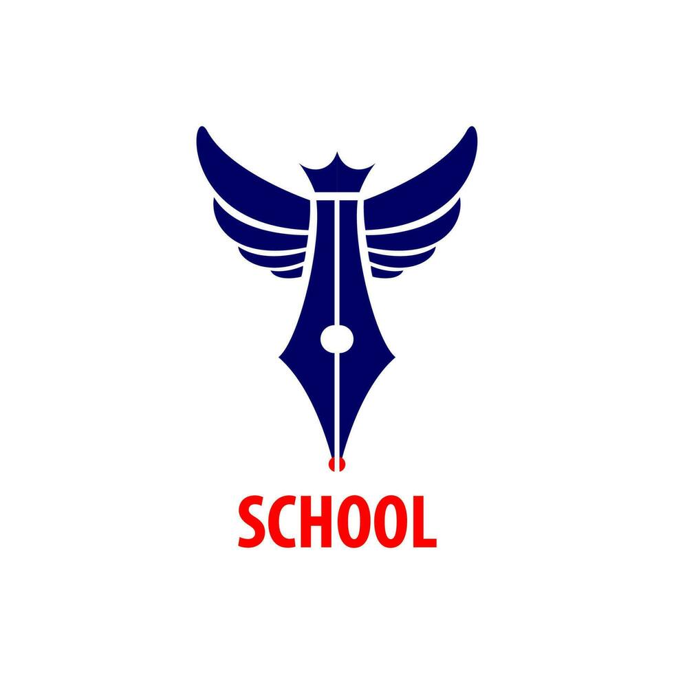 escola e Educação logotipo vetor