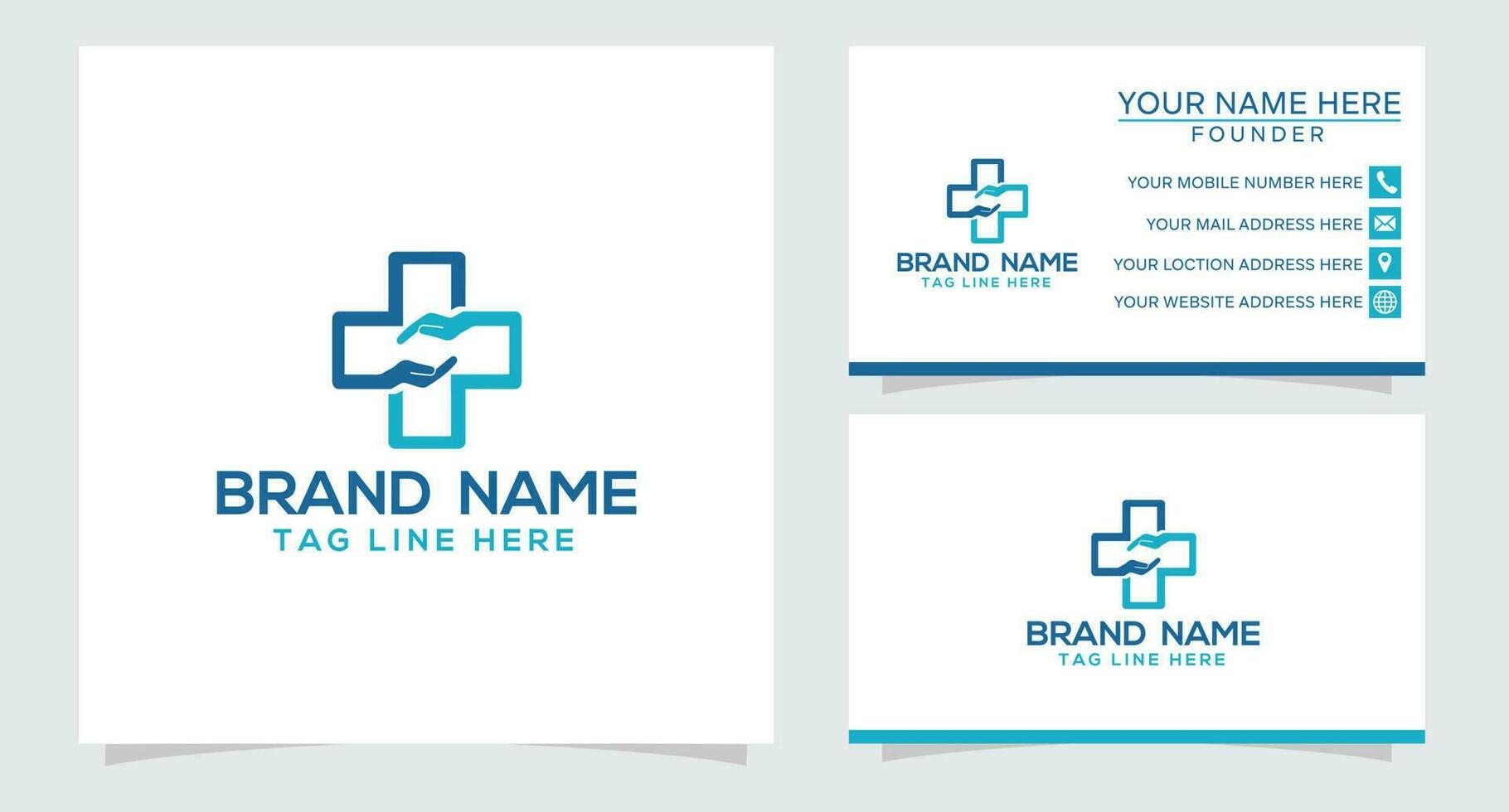 médico logotipo Projeto modelo vetor gráfico branding elemento.