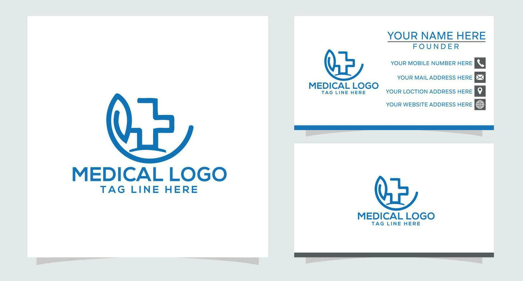 médico logotipo Projeto modelo vetor gráfico branding elemento