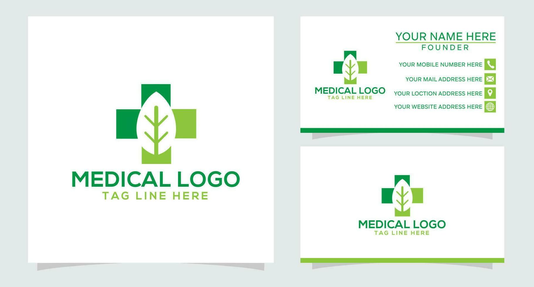 natural médico saúde logotipo vetor