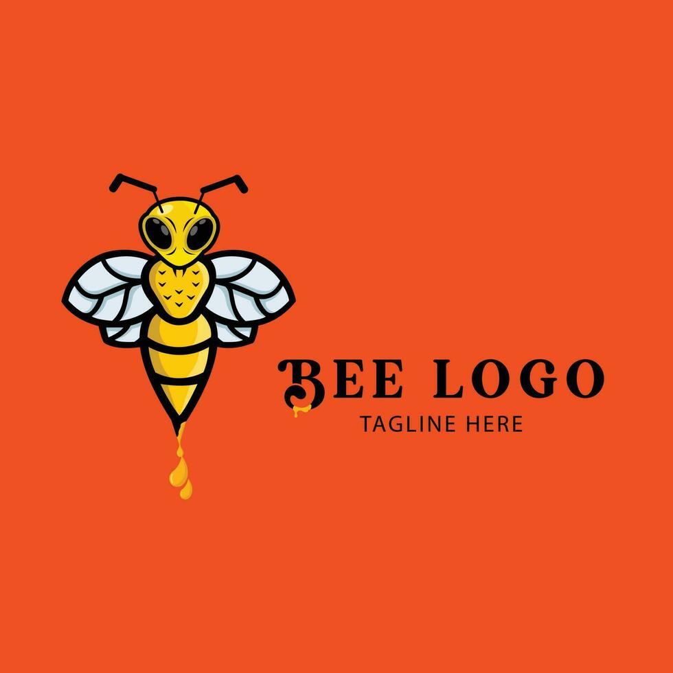 querida abelha vetor logotipo Projeto modelo