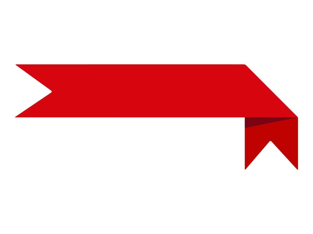 retro vermelho fita bandeira Projeto elemento vetor