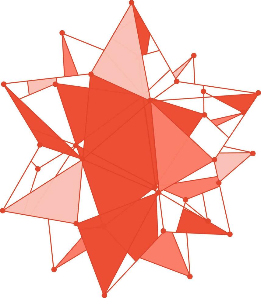 abstrato poligonal elemento Projeto. vetor