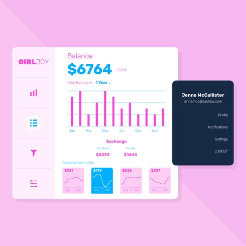 Impressionante Gráficos Ui Kit Vetores