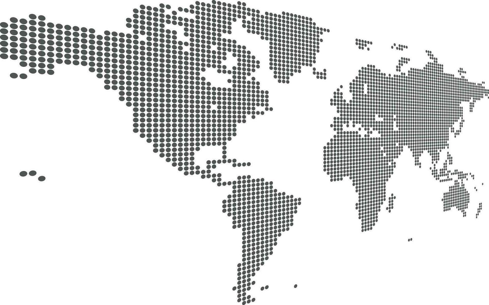 mundo mapa digital Projeto vetor