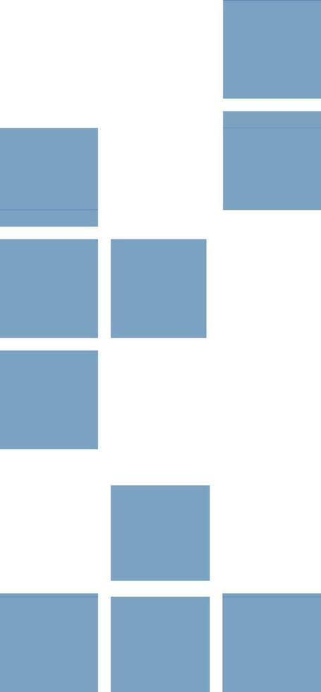 tetris ícone dentro azul e branco cor. vetor