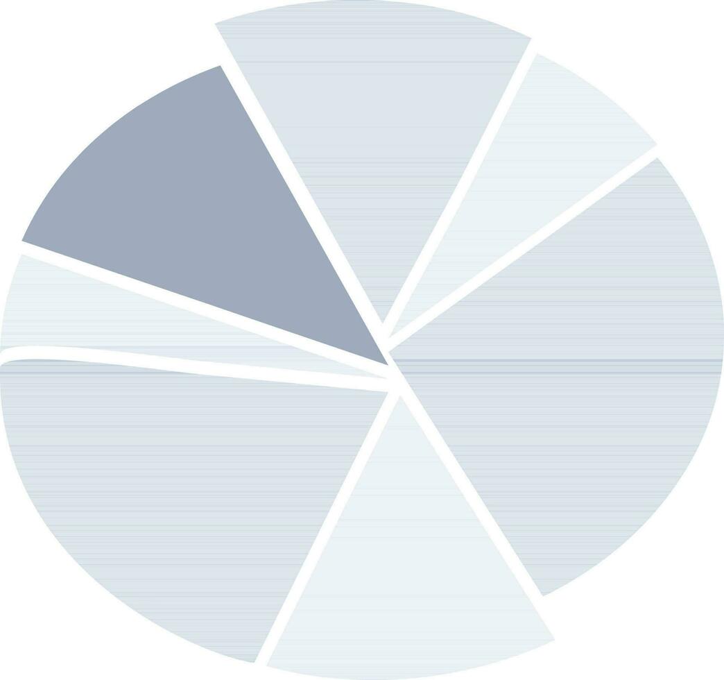 torta gráfico infográfico ilustração dentro ardósia cor para o negócio propósito. vetor