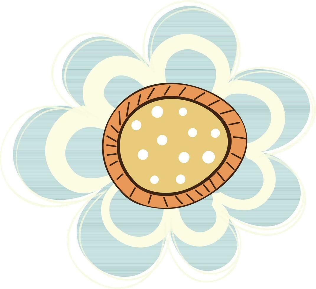 ilustração do colorida flor ícone. vetor