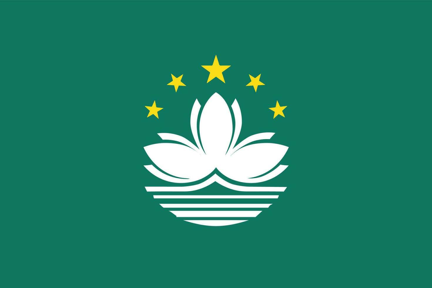 bandeira do macau.nacional bandeira do macau vetor
