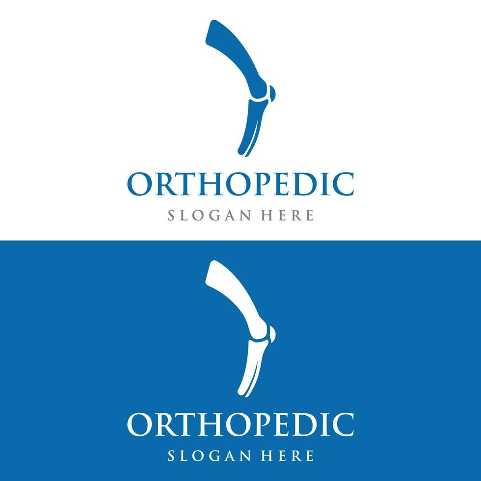 osso ou ortopédico logotipo modelo Projeto para osso Cuidado e osso saúde. vetor