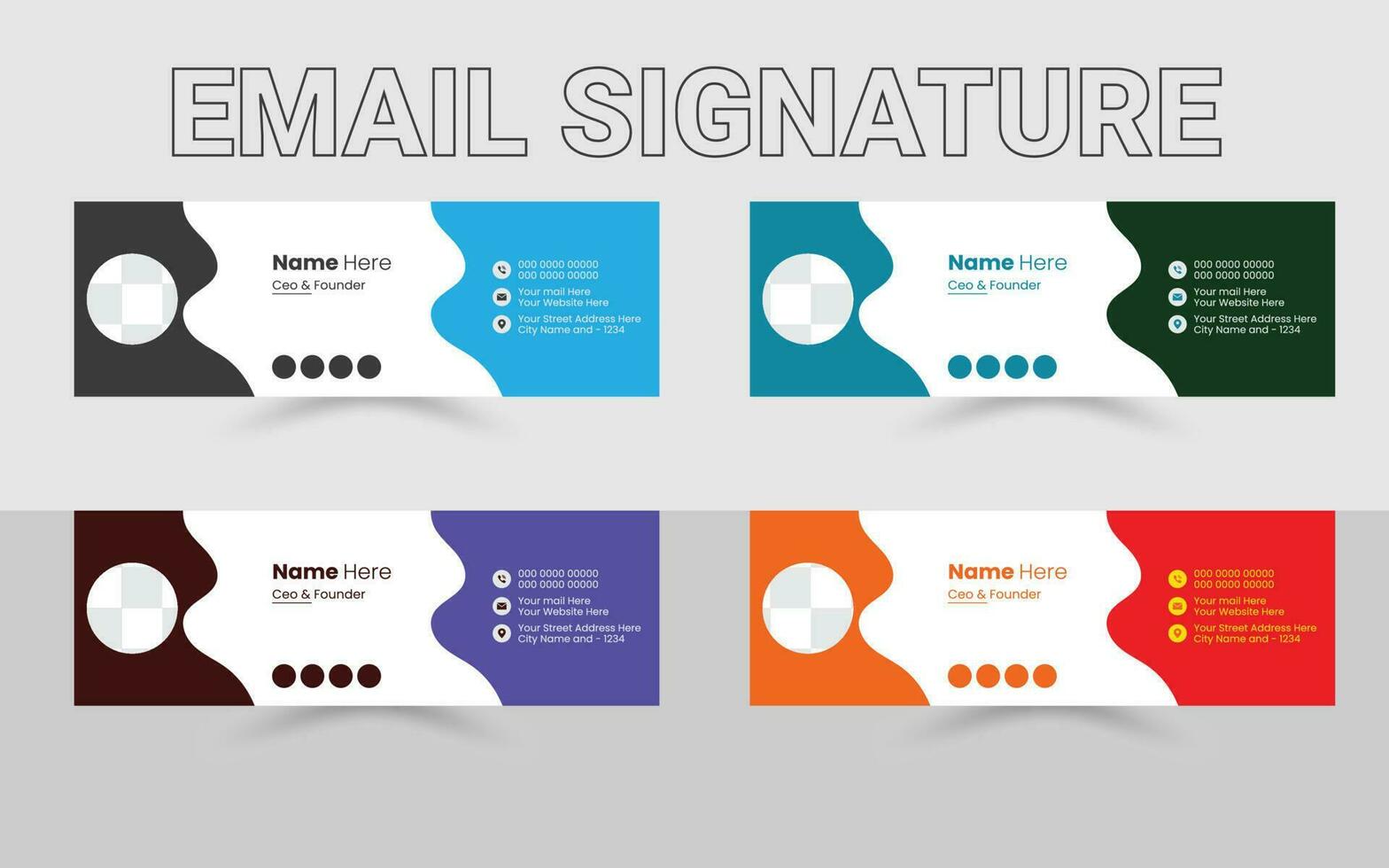 o email assinatura Projeto modelo, o email assinatura, vetor o email assinatura, enviar placa