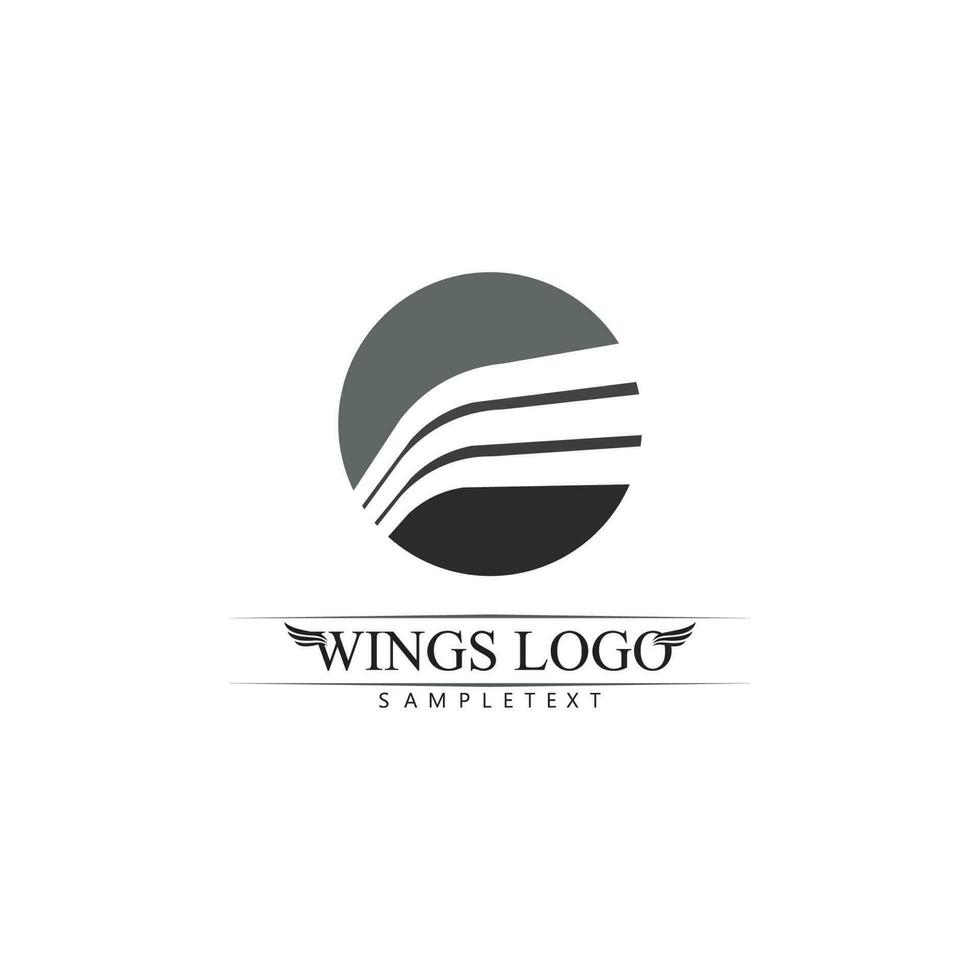 falcon logo template vector