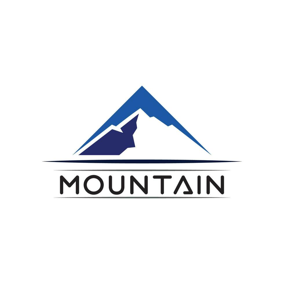 logotipo do ícone da montanha vetor