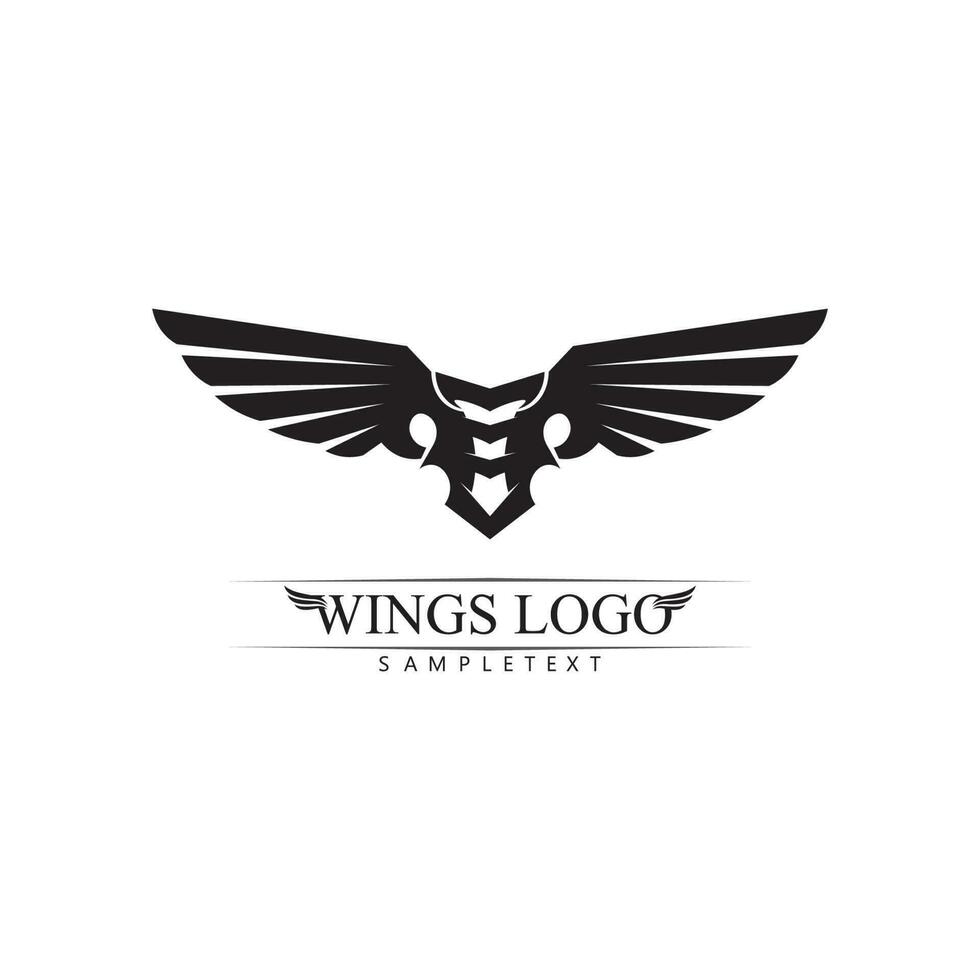 falcon logo template vector