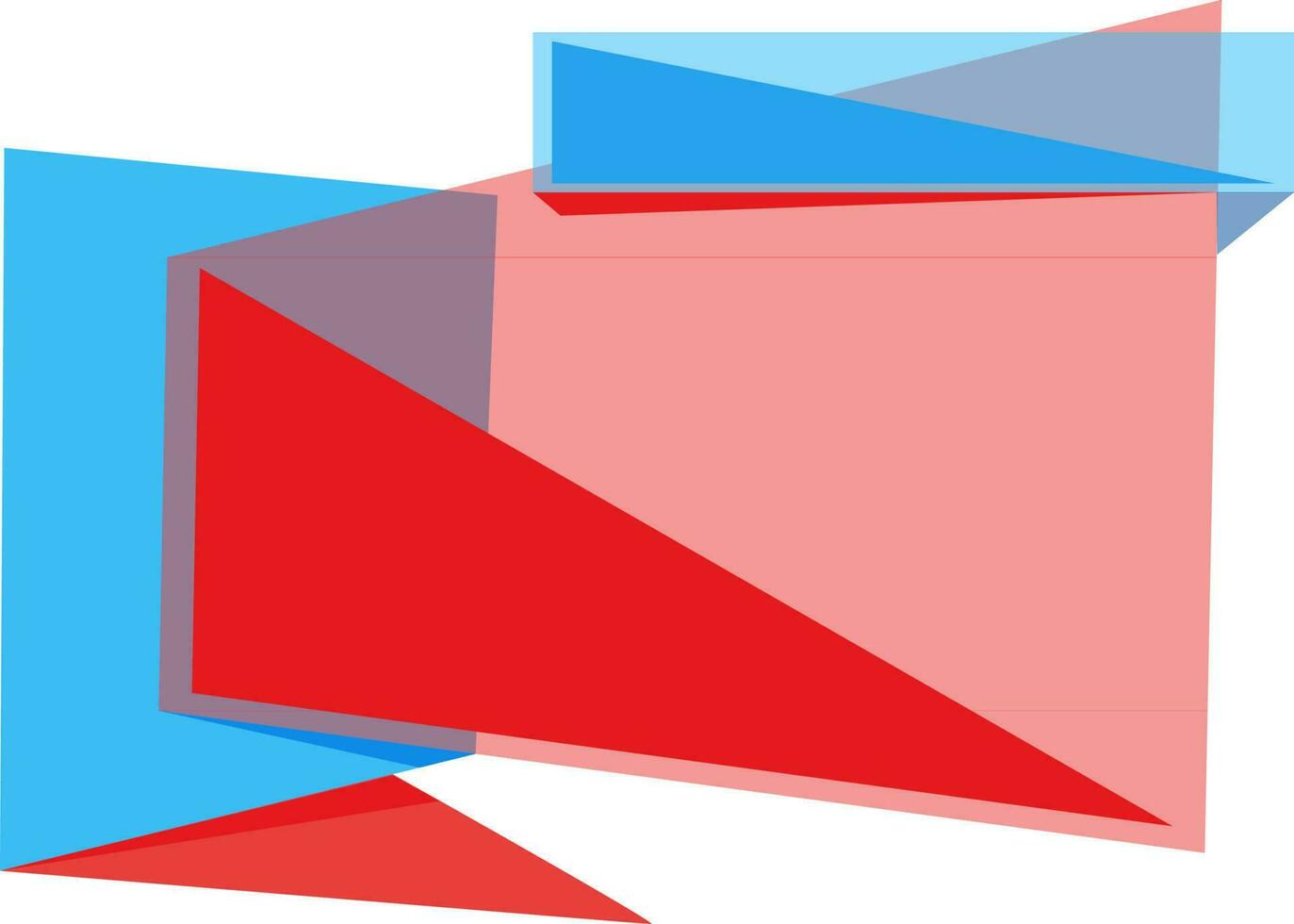isolado ilustração do fita dentro azul e vermelho cor. vetor