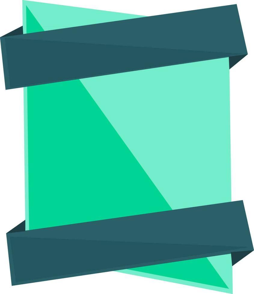 verde cor adesivo ou rótulo isolado em branco fundo. vetor