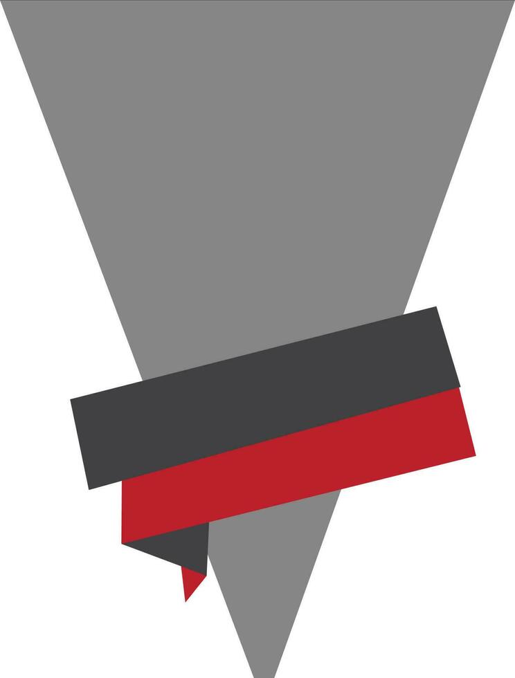 ilustração do papel tag ou bandeira Projeto. vetor